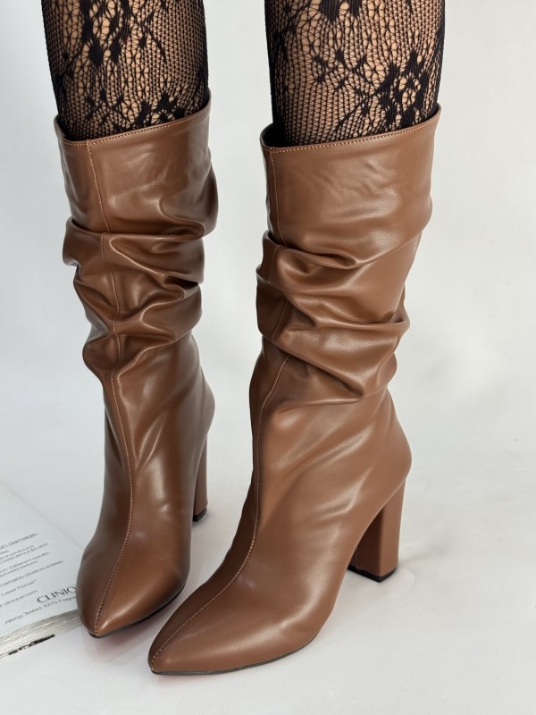 نیم بوت چروک کوتاه مکس 2381