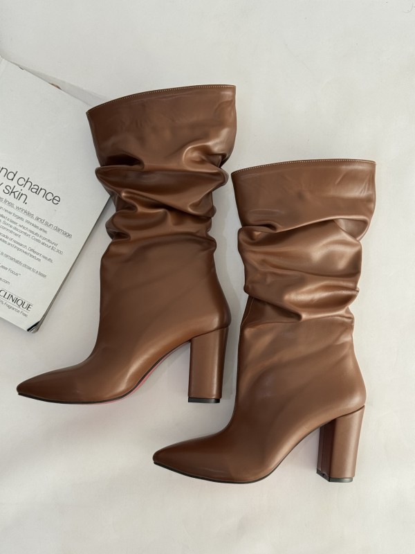 نیم بوت چروک کوتاه مکس 2381