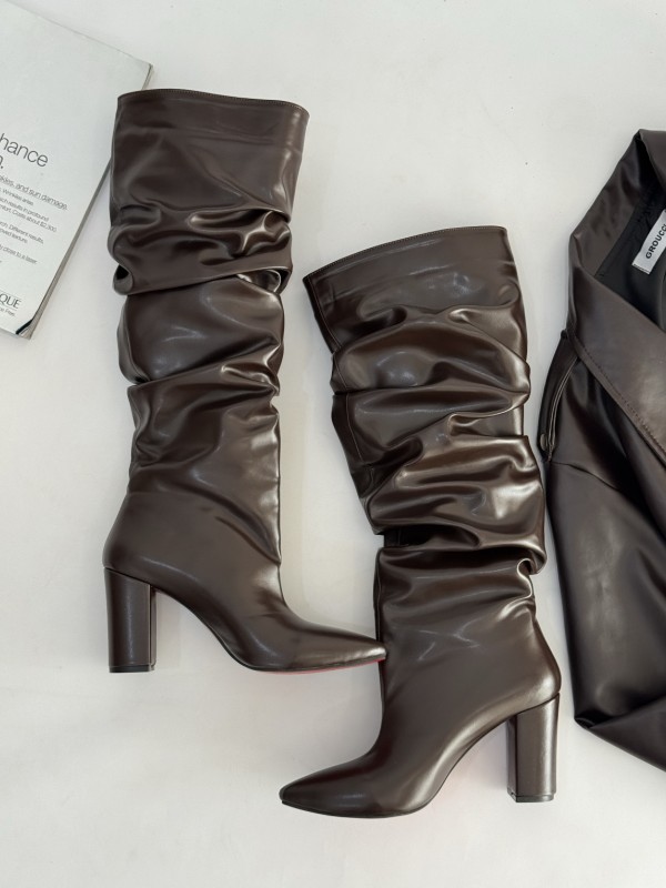 بوت پاشنه چروک بلند مکس 2382