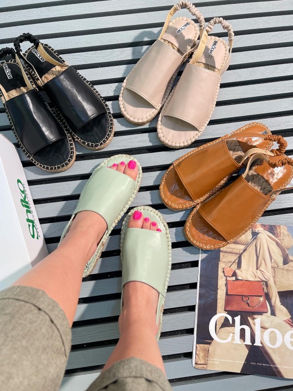 صندل پشت کش چرمی 1262