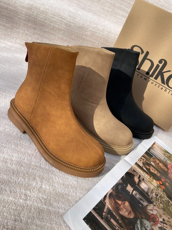 نیم بوت پشت زیپ لیزا 1445