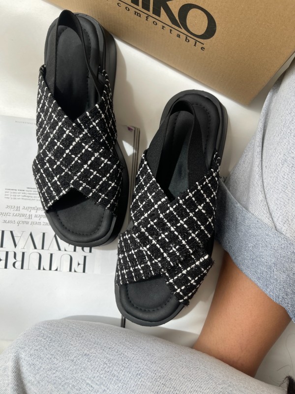 صندل ضربدری پارچه ای 1669