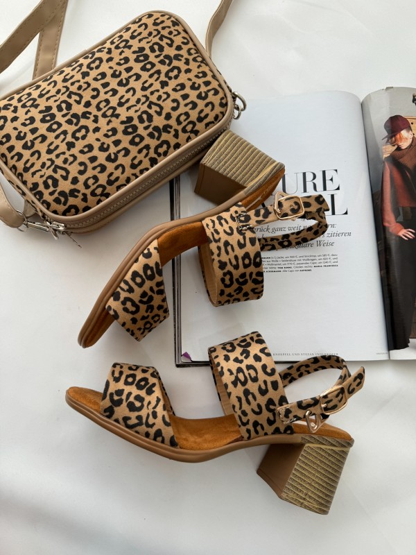 صندل پاشنه پلنگی شیکو 1711