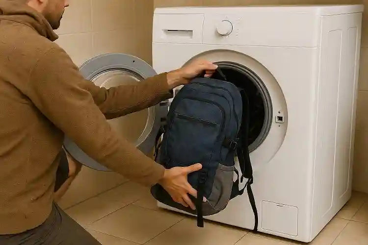 نحوه شستن کوله پشتی با ماشین لباسشویی