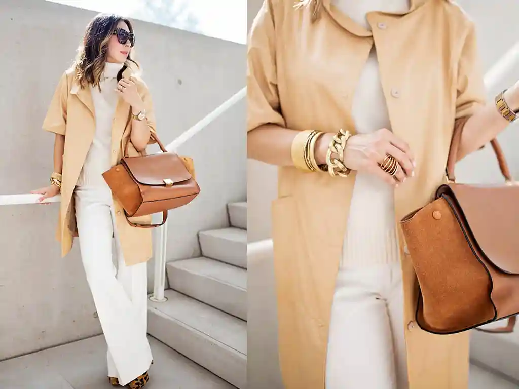 مانتو مناسب کیف بزرگ: مانتوهای جلوباز