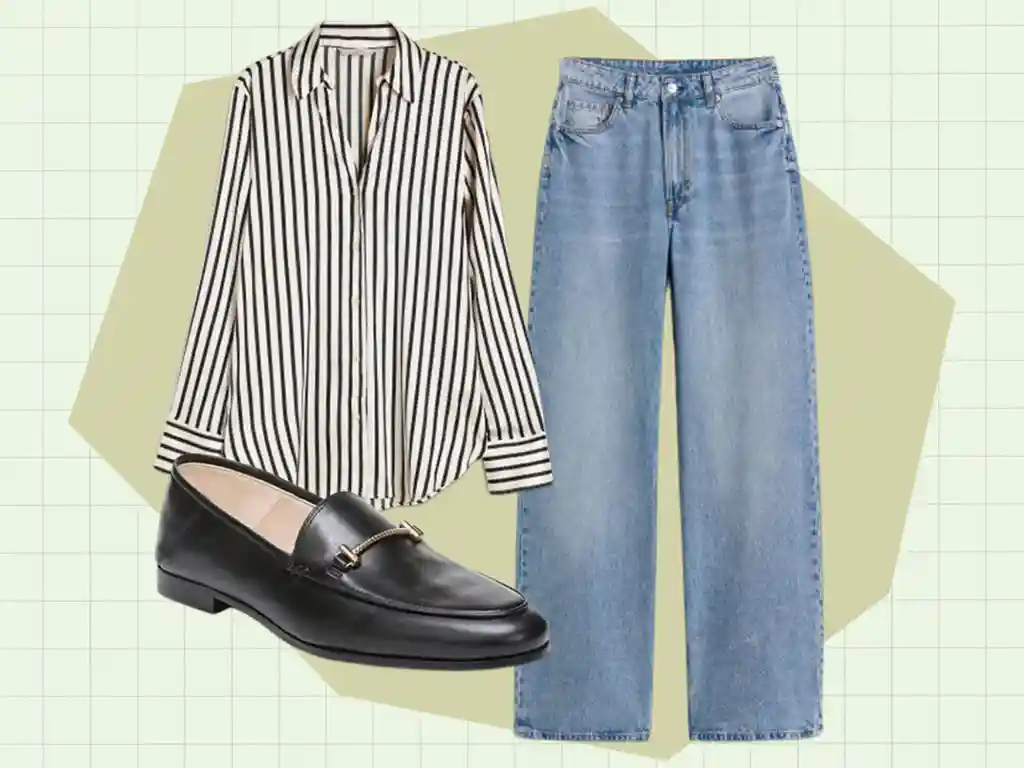 زیر شلوار واید لگ چه کفشی بپوشیم