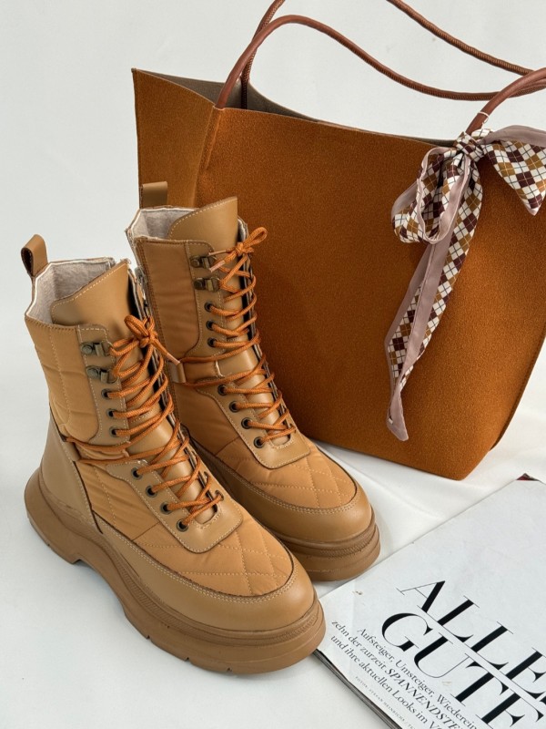 نیم بوت کاپشنی شالو2129