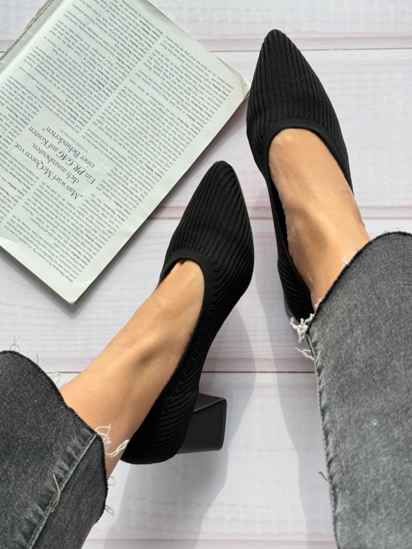 پاشنه بافتی راه راه 3076