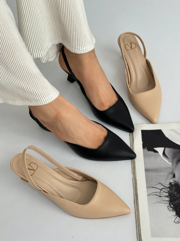 پاشنه چرمی ساده 4514