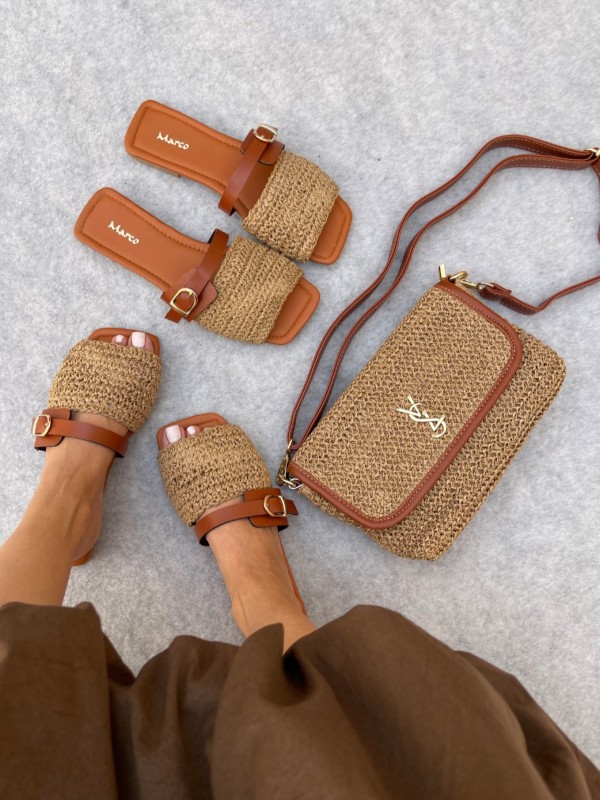 اسلیپر حصیری تک رکاب 4107