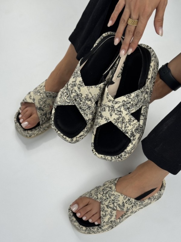 صندل لژدار طرحدار 2649