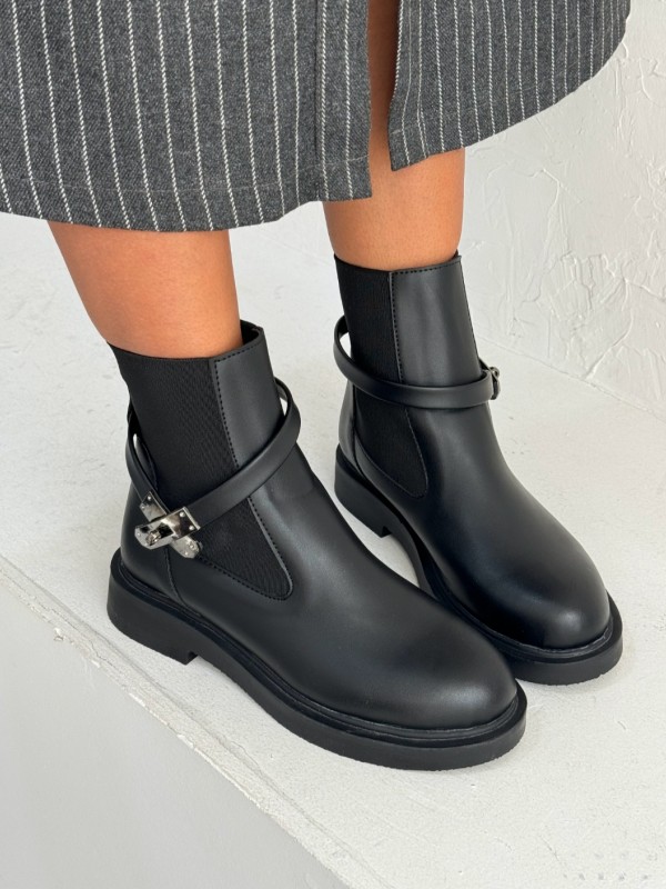 نیم بوت هرمس کمربندی  4208