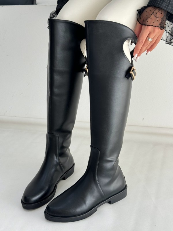 چکمه پشت زیپ دوسگک 2221