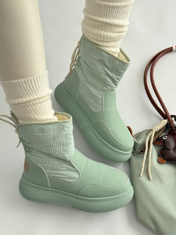 نیم بوت پشت بندی کاپشنی 4245