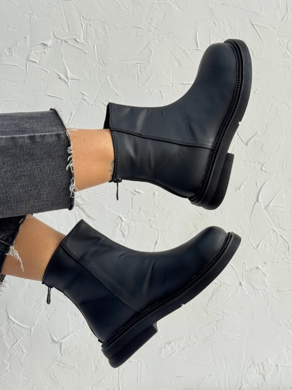 نیم بوت پشت زیپ پناه 4298