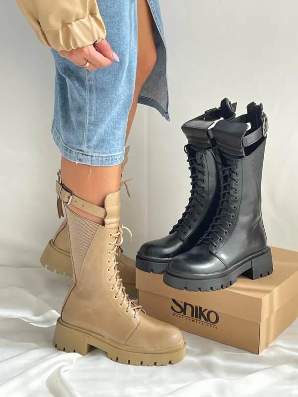 بوت دوکش پشت زیپ 1164