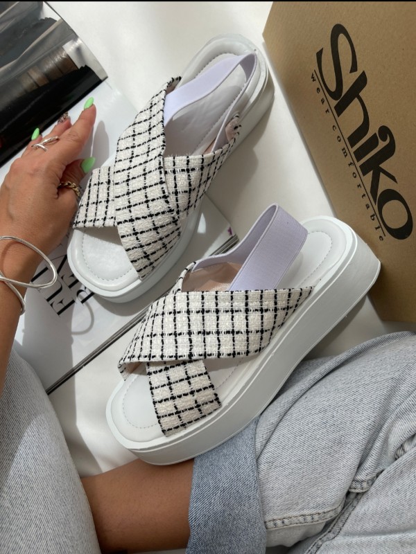 صندل ضربدری پارچه ای 1667