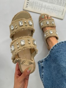 صندل نگینی کتان3220
