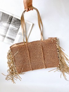 کیف رافیا سرخپوستی 3306