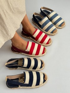 صندل کتان راه راه 2902