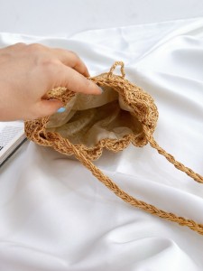 کیف پاسپورتی رافیا بند دار 3395