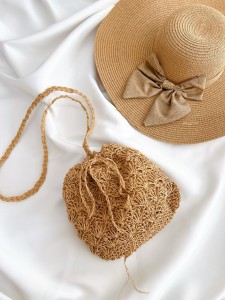 کیف پاسپورتی رافیا بند دار 3395