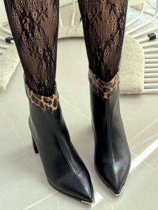 پاشنه یقه پلنگی 4228