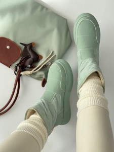 نیم بوت پشت بندی کاپشنی 4245