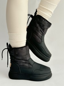 نیم بوت پشت بندی کاپشنی 4245