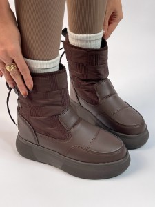 نیم بوت پشت بندی کاپشنی 4245