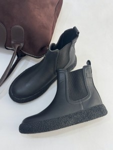 نیم بوت دوکش چرمی 4282