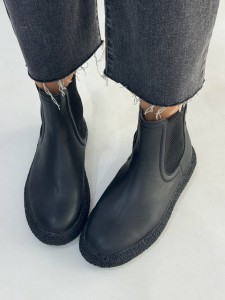 نیم بوت دوکش چرمی 4282