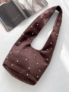 کیف نگین دسته دار پهن  3499