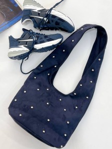 کیف نگین دسته دار پهن  3499