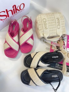 صندل کنفی ضربدری شالو 1243