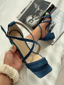 پاشنه جین ضربدری 1618