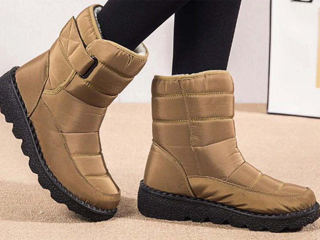 بوت کاپشنی قهوه‌ای