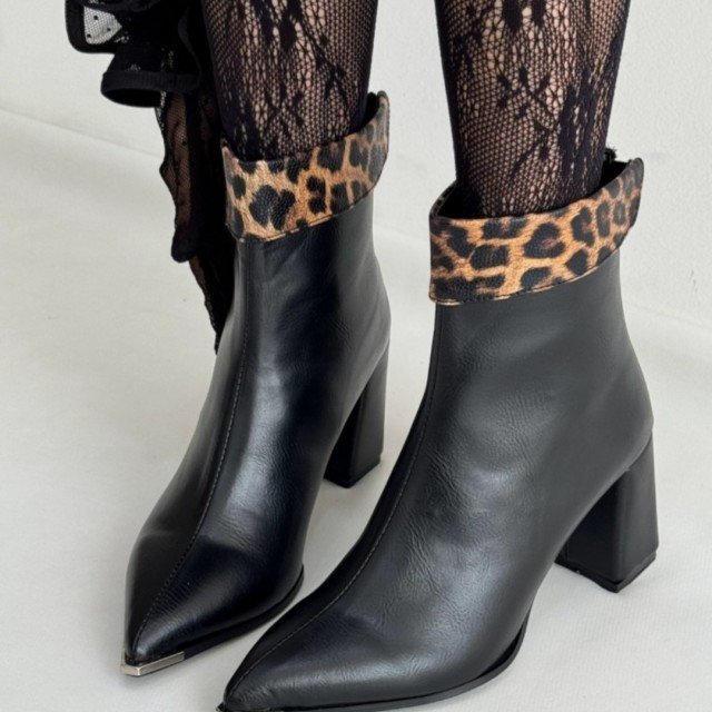 پاشنه یقه پلنگی 4228