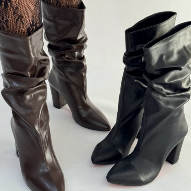 نیم بوت پاشنه کوتاه مکس 4265