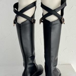 چکمه پشت زیپ دو سگک221