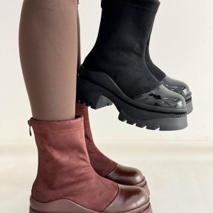 نیم بوت پشت زیپ برت 357