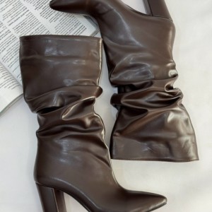 نیم بوت پاشنه کوتاه مکس 4265