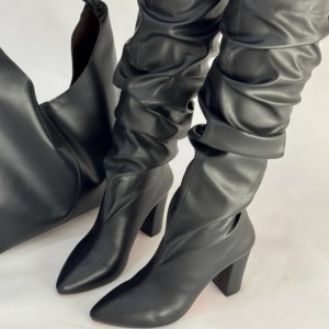 بوت پاشنه چروک بلند مکس 4262