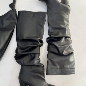 بوت پاشنه چروک بلند مکس 4262