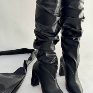 بوت پاشنه چروک بلند مکس 4262