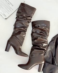 بوت پاشنه چروک بلند مکس 4262