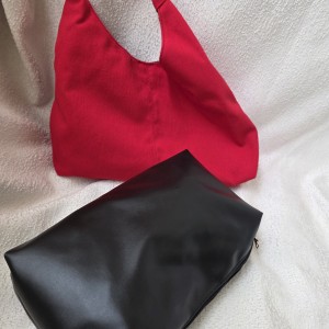 کیف دوگره کتان 4549