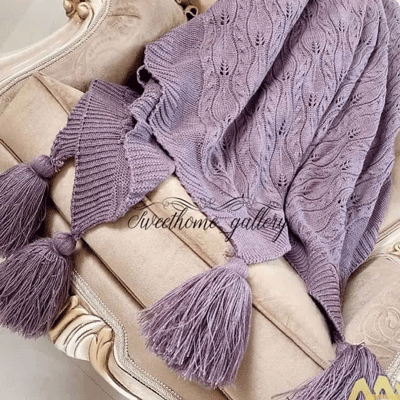 شال مبل یاسی طرح گندم