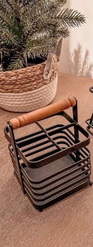 جا قاشقی 4 خانه دسته چوبی لیمیتاک صبا