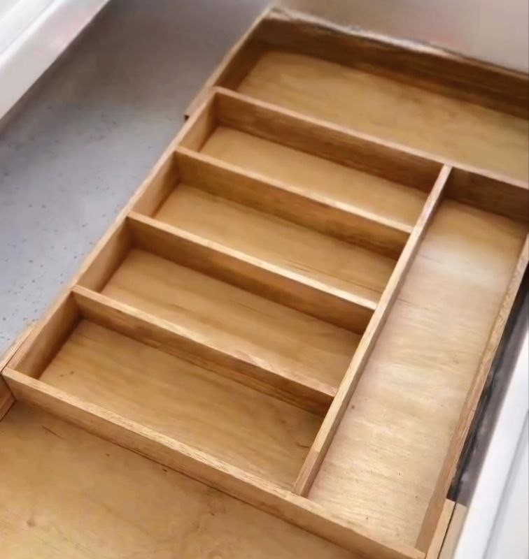 جا قاشق چوبی ریلی